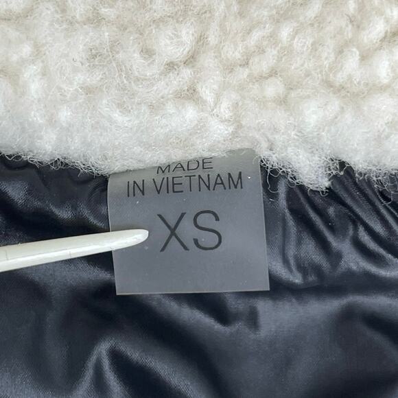 SAM. Ellie Down Jacket Caviar Black Puffer Bomber Shearling Outdoors Coat XS - Picture 11 of 16